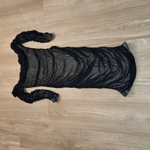 Shein Sheer Overlay Dress